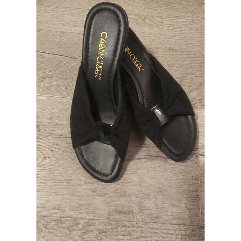 Cabin Creek BLACK SLIP ON‎ SHOES SIZE 7